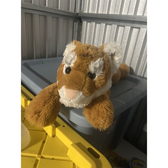 FAO SWARTZ - Adopt-a-Pet Plush - Laying Tiger Cub - 15" Soft Stuffed Animal - Picture 1 of 7